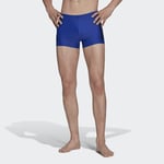 Adidas Bold 3-stripes Swim Boxers Uimahousut Semi Lucid Blue / White