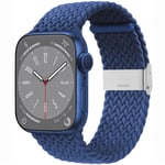 Flettet klokkerem Apple Watch 9 (45mm) - Blue