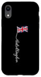 iPhone XR UK United Kingdom Signature Union Jack Flag Pole (on back) Case