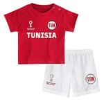 FIFA Official World Cup 2022 Tee & Short Set, Baby's, Tunisia, Team Colours, 18 Months