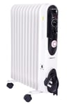 Belaco BEL-OH221 Oil Filled Radiators 11 Fins Portable Electric Heater, 24H Timer Thermostat Control, Portable Heater, Electric Radiator, Overheat Protection 2500W Energy Efficient