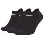 Nike Unisex Adult Lightweight Liner Socks (Pack of 3) - XL