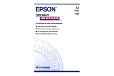 Epson Photo Quality Ink Jet Paper - papir - mat - 100 ark - A3 - 102 g/m²