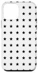Coque pour iPhone 12 mini White Black Starry Cosmos Circus Star Pattern