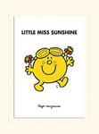 Mr Men & Little Miss Little Miss Sunshine Mounted 30 x 40cm Print, Multi-Color