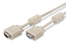 Digitus AK-310203-150-E VGA-kabel 15 m VGA (D-Sub) Beige