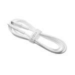 Fast flytende silikonkabel USB-C/USB-C-kabel 60W - 2 meter hvit