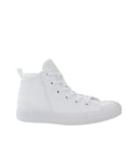 Converse Chuck Taylor All Star Selene Monochrome Womens White Plimsolls Leather - Size UK 3.5