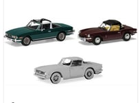 CORGI TC00004 Sport TRIUMPH Collection Stag Spitfire TR6 NEW RELEASE 1.43 NEW