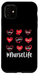 iPhone 11 Happy Valentines Day Cute Heart I Nurse life Case