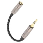 3.5 Male To 2.5 Female Adapter Silver Plated Copper Headphone Jack Conversi BLW