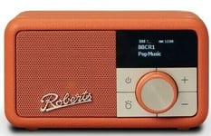 ROBERTS REVIVAL PETITE DAB/DAB+/FM PORTABLE RADIO - POP ORANGE