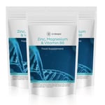 ZMA 90 Capsules Zinc Magnesium B6 Sleep/Testosterone Booster - UK Supplement