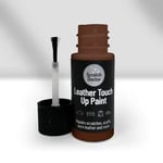MEDIUM BROWN Leather Touch Up Paint 15ml for bags, shoes, wallets, furniture,car