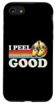 Coque pour iPhone SE (2020) / 7 / 8 Jeu de mots à la banane « I Peel Good » Funny Banana