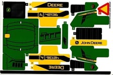 LEGO Sticker Sheet ONLY from John Deere 9620R 4WD Tractor set 42136 42136stk01