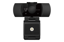 V7 WCF1080P - Webcam - farve - 2 MP - 720p, 1080p - fast brændvidde - audio - USB