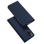 DUX DUCIS Case for Samsung Galaxy M31s, Ultra Fit Flip Folio Leather Case Cover with [Kickstand] [Card Slot] [Magnetic Closure] for Samsung Galaxy M31s (Deep blue)