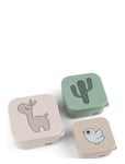 Snack Box Set 3 Pcs Lalee Sand Mix Patterned D By Deer