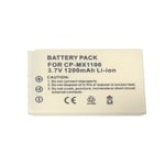Batterie de remplacement,Convient pour batterie de télécommande Logitech Logitech Harmony 1000 1100i F12440056