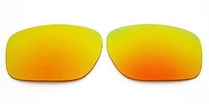 NEW POLARIZED FIRE RED REPLACEMENT LENS FOR OAKLEY SLIVER SUNGLASSES