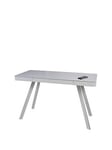 Koble Silas 2.0 Desk With Wireless Charging, Speakers And Bluetooth Connection - Light Grey