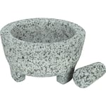 Molcajete mortel & mortelstöt, granit