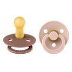 BIBS napp Colour Blush / Woodchuck 6-18 månader, 2 st.
