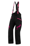 FXR Fresh Snow Byxor Dam Svart-Elektrisk Rosa
