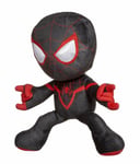 OFFICIAL MARVEL COMICS BLACK MORALES SPIDERMAN POSE 12" SOFT TOY PLUSH TEDDY NEW
