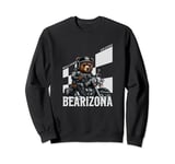 Motorcycle Bear Williams Arizona Bearizona Wildlife Park Sweatshirt