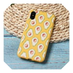 Cute Avocado Food Pattern Cute Soft TPU Silicone Matte Case Fundas Coque Cover For iPhone 11 6 6S 5 5S 8 8Plus X 7 7Plus XS Max-1-For iPhone 5 5S SE