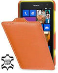 StilGut UltraSlim Genuine Leather Case for Nokia Lumia 925, Orange