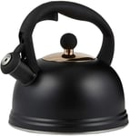 Typhoon Camping Stove Whistling Kettle Hob Gas Black 1.8L 1401.173