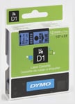Dymo Labelmanager 280 Dymo D1 Tape Sort på Blå 12mm (7m) S0720560 45016 (Kan sendes i brev) 50114044