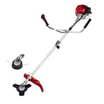 Einhell GH-BC 43 AS Petrol Brush Cutter -- Powerful 1250W 2-in-1 Grass Trimmer and Scythe, 2-Stoke Engine, Metal Blades, 255/420mm Cutting Width, Bump Fed Spool -- Petrol Strimmer With Harness