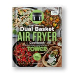 Tower RECIPEBOOKDUAL Hard Cover Recipe Book for Dual Basket Air Fryers, 250 Pages
