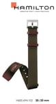 Hamilton Straps H690694102 Nato Green 20mm Khaki Field Strap Watch