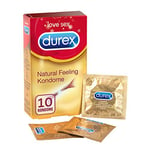 Durex Natural Feeling Condom, 10-Piece