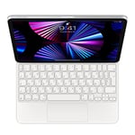 Apple Magic Keyboard pour iPad Pro 11 Pouces (3ᵉ génération) et iPad Air (5ᵉ génération) – Ukrainien – Blanc ​​​​​​​
