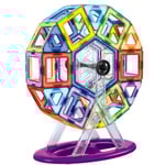 Magnetic Tiles - Magnetiska Brickor - Bygg med Magneter Pariserhjul kit