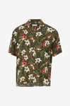 Jack & Jones - Skjorta jjeJeff Resort Floral Shirt SS - Grön