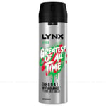Lynx Antiperspirant Deodorant Spray XL Africa the G.O.A.T. of fragrance 3x200 ml