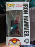Damaged  Box Funko Pop Marvel - Infinity Warps - Iron Hammer #680 - Special Edit