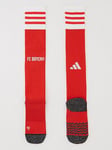 adidas Bayern 23/24 Home Junior Stadium Socks - Red, Red, Size S