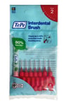 TePe Interdental Brush Red 0.50mm - Pack of 8 Brushes Teeth Oral Hygiene
