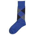 HUGO BOSS John Argyle Blue Finest Wool & Soft Cotton Socks UK 8.5 -11 EUR 43-46