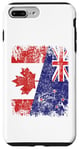 iPhone 7 Plus/8 Plus New Zealand Canada Flags | Half Canadian New Zealander Roots Case