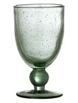 Manela Wine Glass Home Tableware Glass Wine Glass White Wine Glasses Green Bloomingville