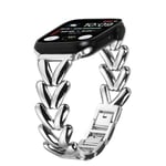 Elegant flätad Apple Watch-rem Silver